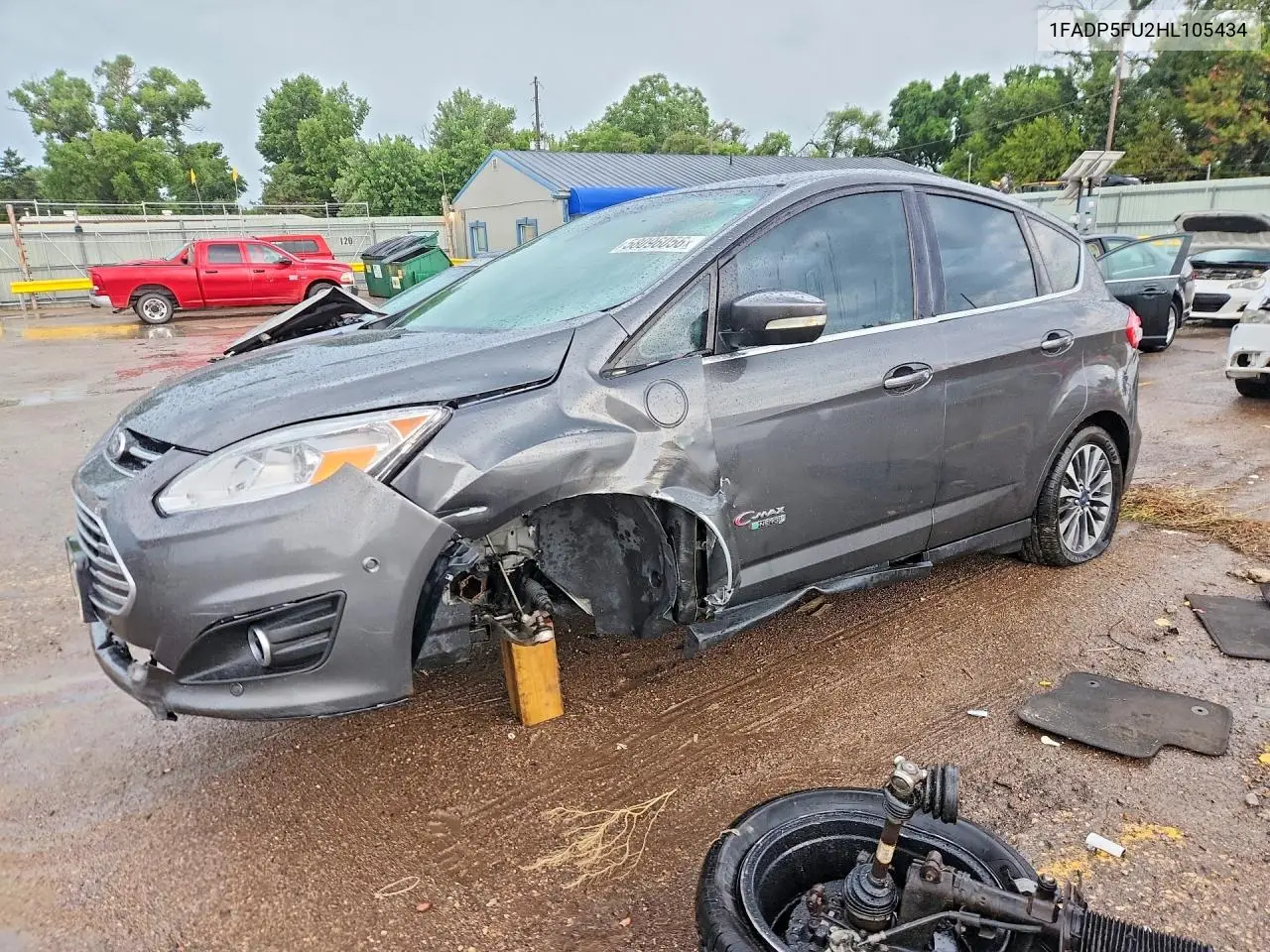 2017 Ford C-Max Titanium VIN: 1FADP5FU2HL105434 Lot: 58096056