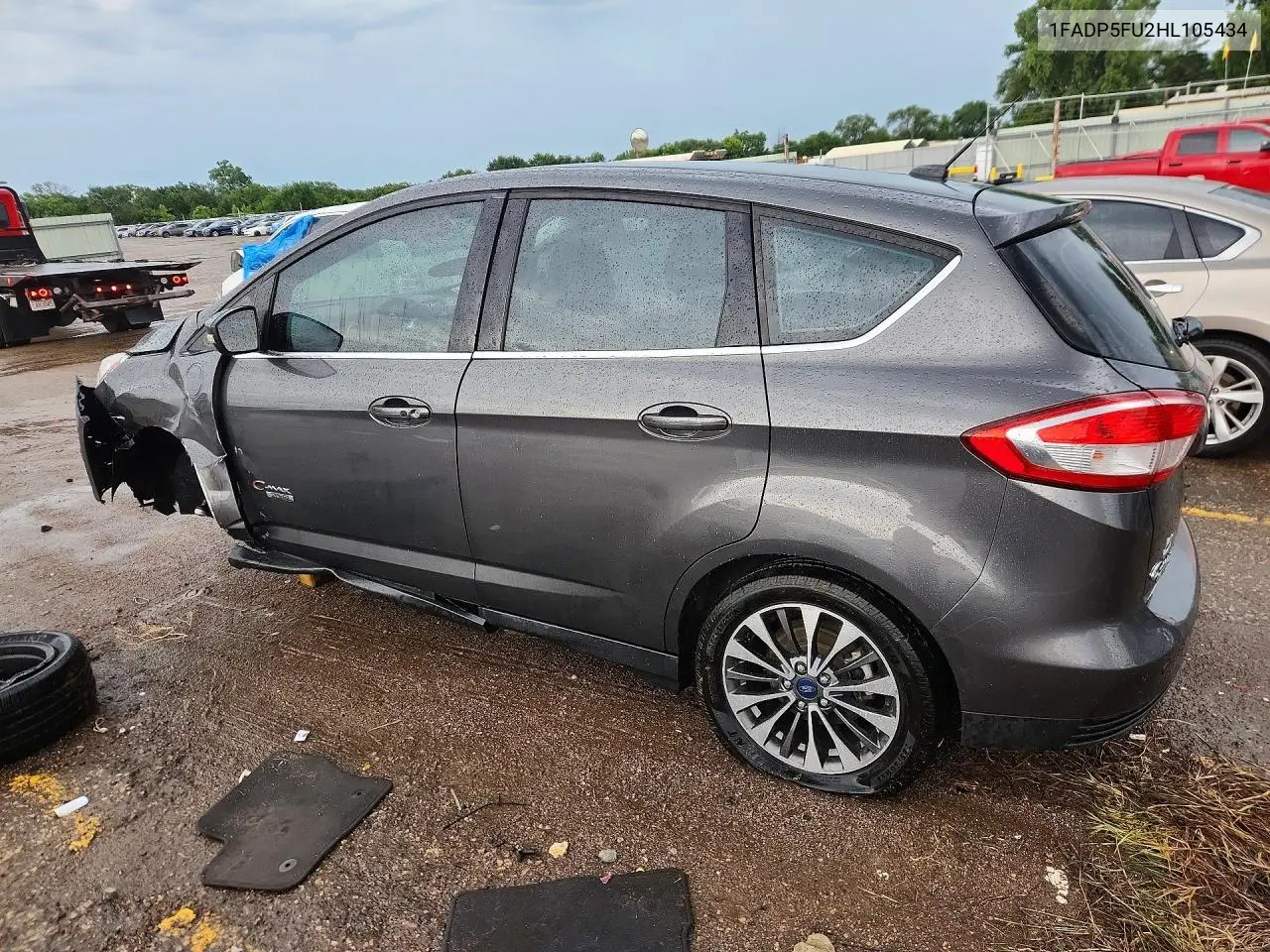 2017 Ford C-Max Titanium VIN: 1FADP5FU2HL105434 Lot: 58096056