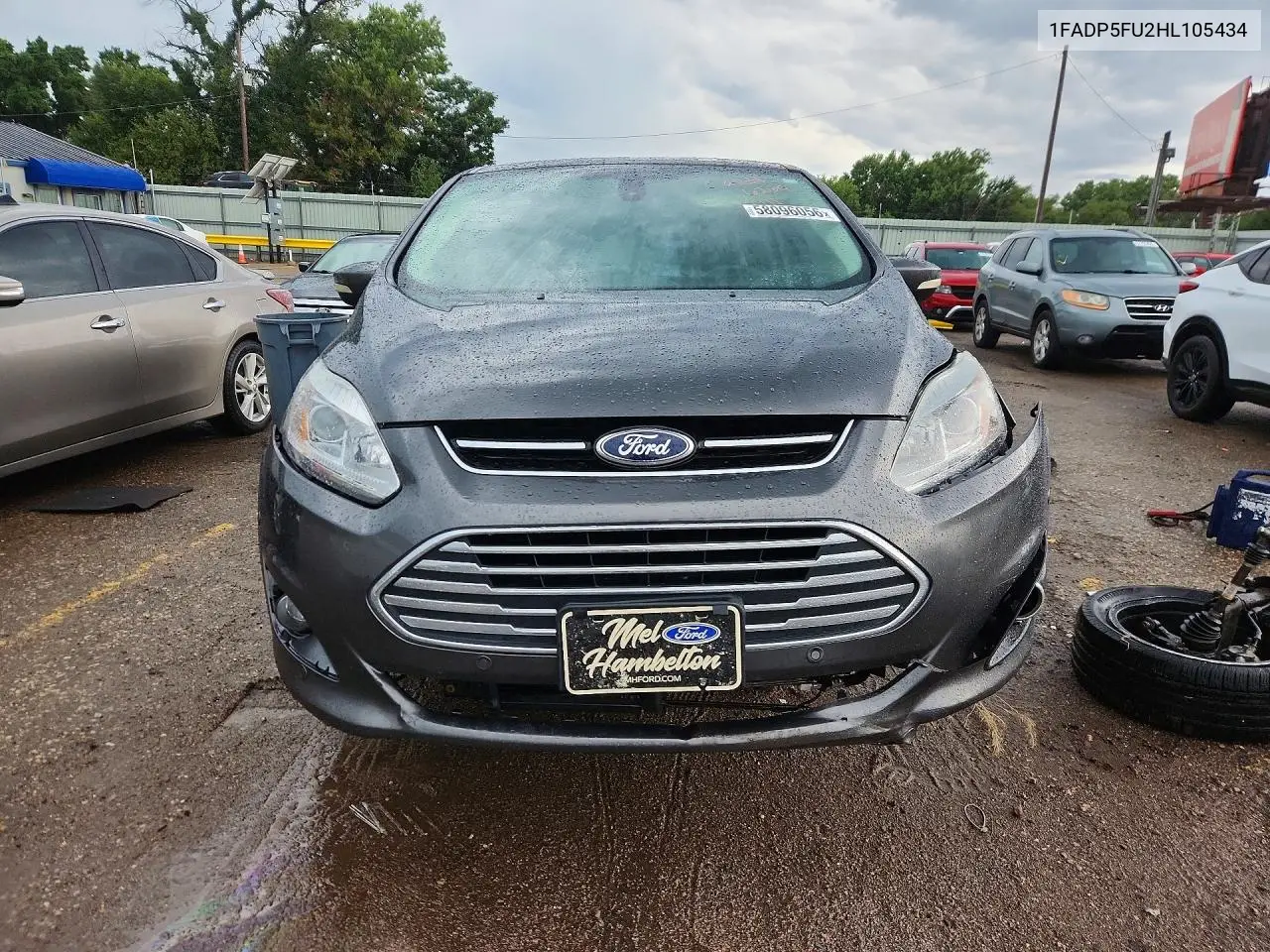 2017 Ford C-Max Titanium VIN: 1FADP5FU2HL105434 Lot: 58096056