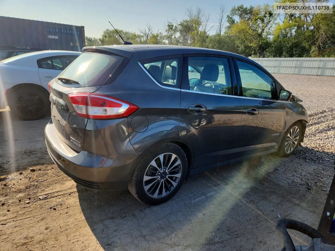2017 Ford C-Max Titanium VIN: 1FADP5DUXHL110738 Lot: 61691066