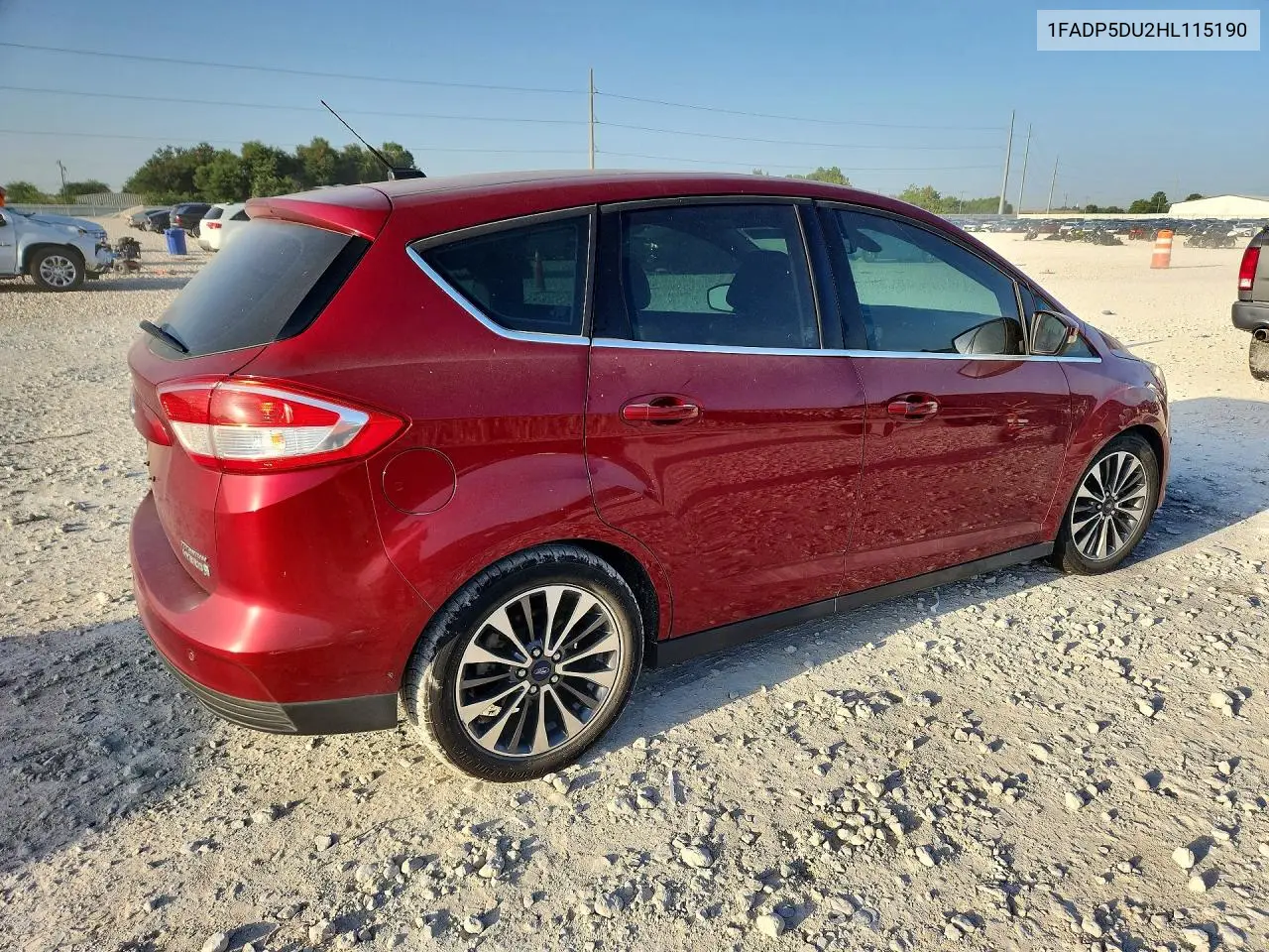 2017 Ford C-Max Titanium VIN: 1FADP5DU2HL115190 Lot: 62211026