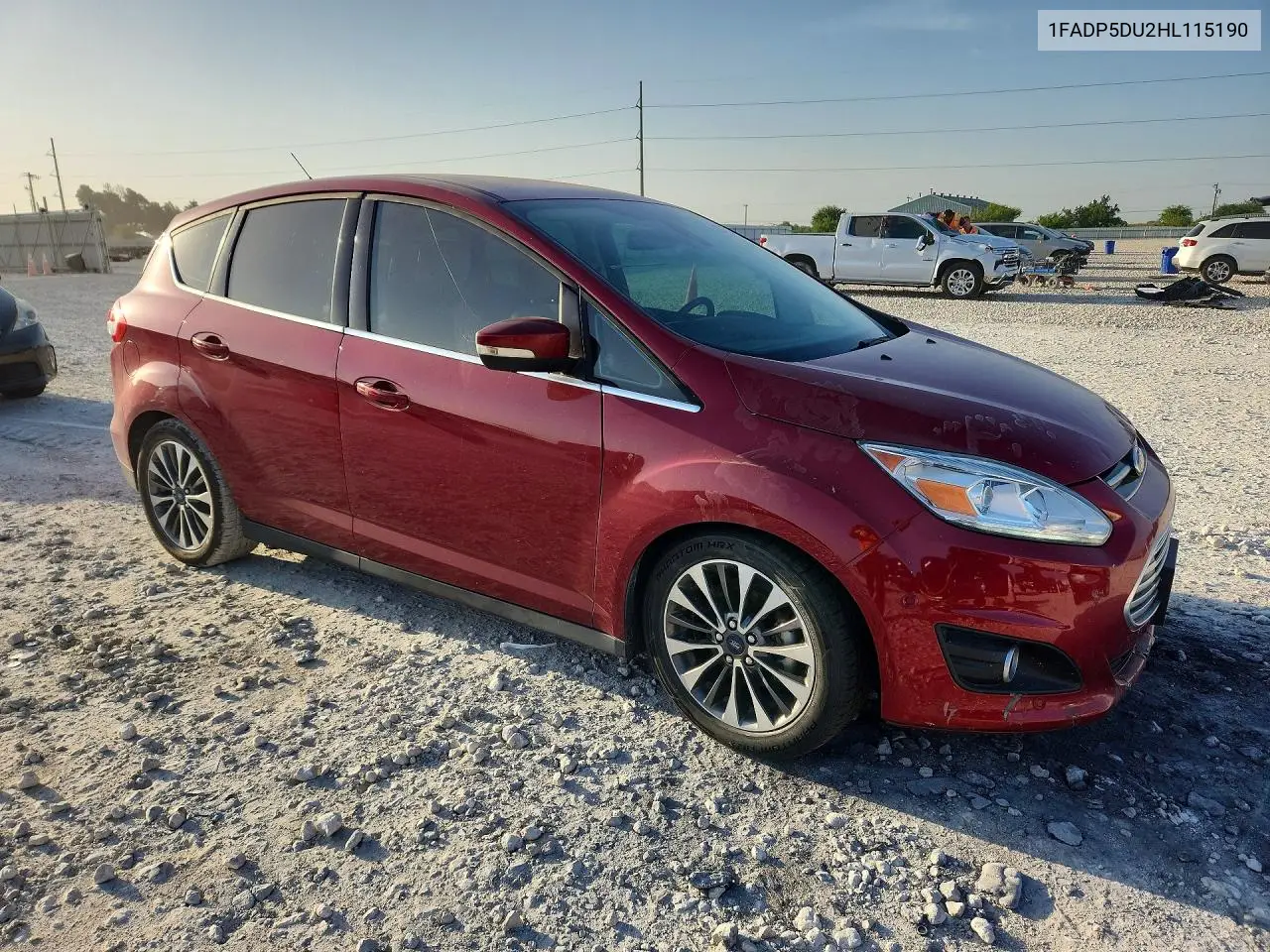 2017 Ford C-Max Titanium VIN: 1FADP5DU2HL115190 Lot: 62211026