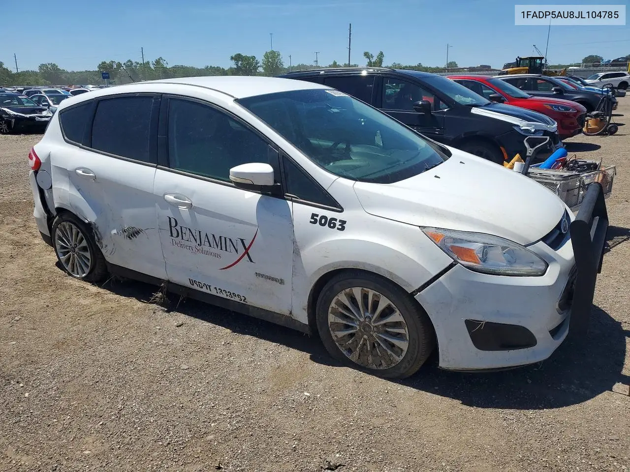 2018 Ford C-Max Se VIN: 1FADP5AU8JL104785 Lot: 56294066