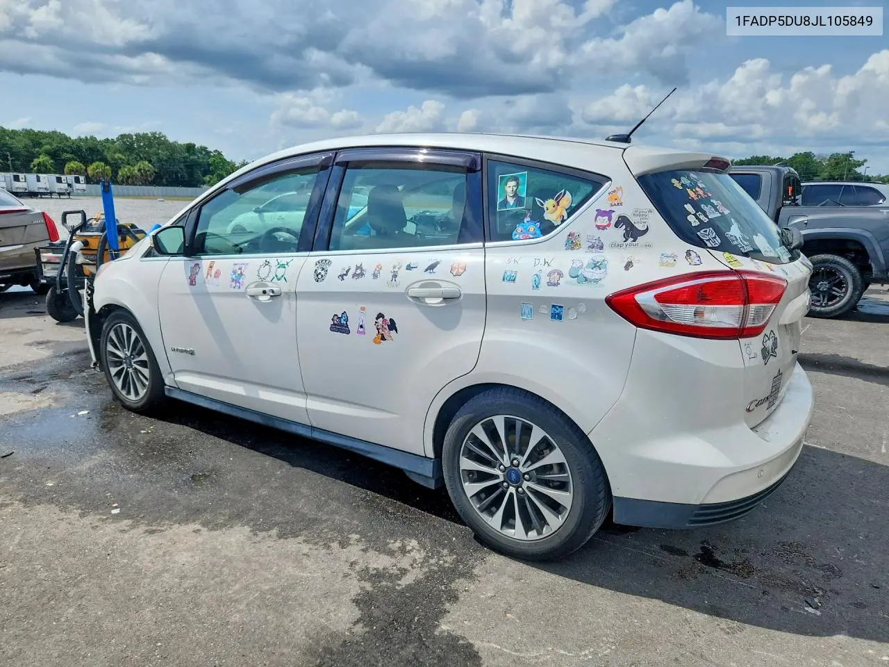 2018 Ford C-Max Titanium VIN: 1FADP5DU8JL105849 Lot: 58182526