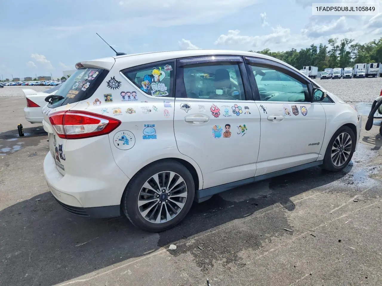 2018 Ford C-Max Titanium VIN: 1FADP5DU8JL105849 Lot: 58182526