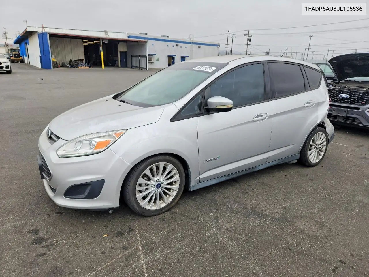 2018 Ford C-Max Se VIN: 1FADP5AU3JL105536 Lot: 58221276