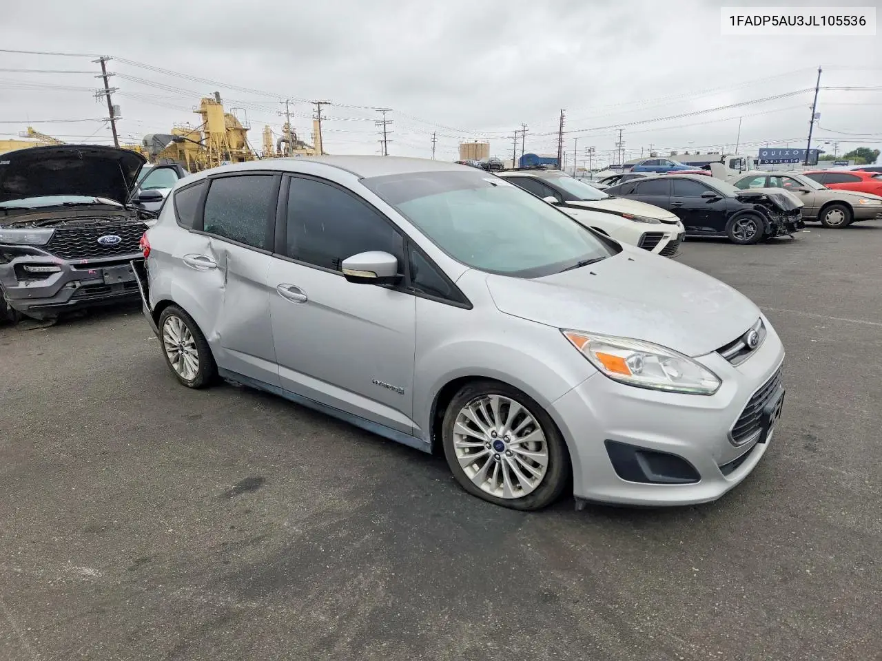2018 Ford C-Max Se VIN: 1FADP5AU3JL105536 Lot: 58221276