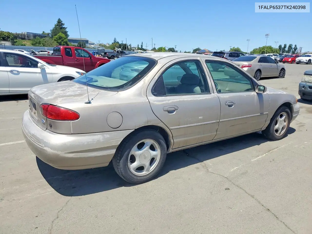 1996 Ford Contour Gl VIN: 1FALP6537TK240398 Lot: 54163916