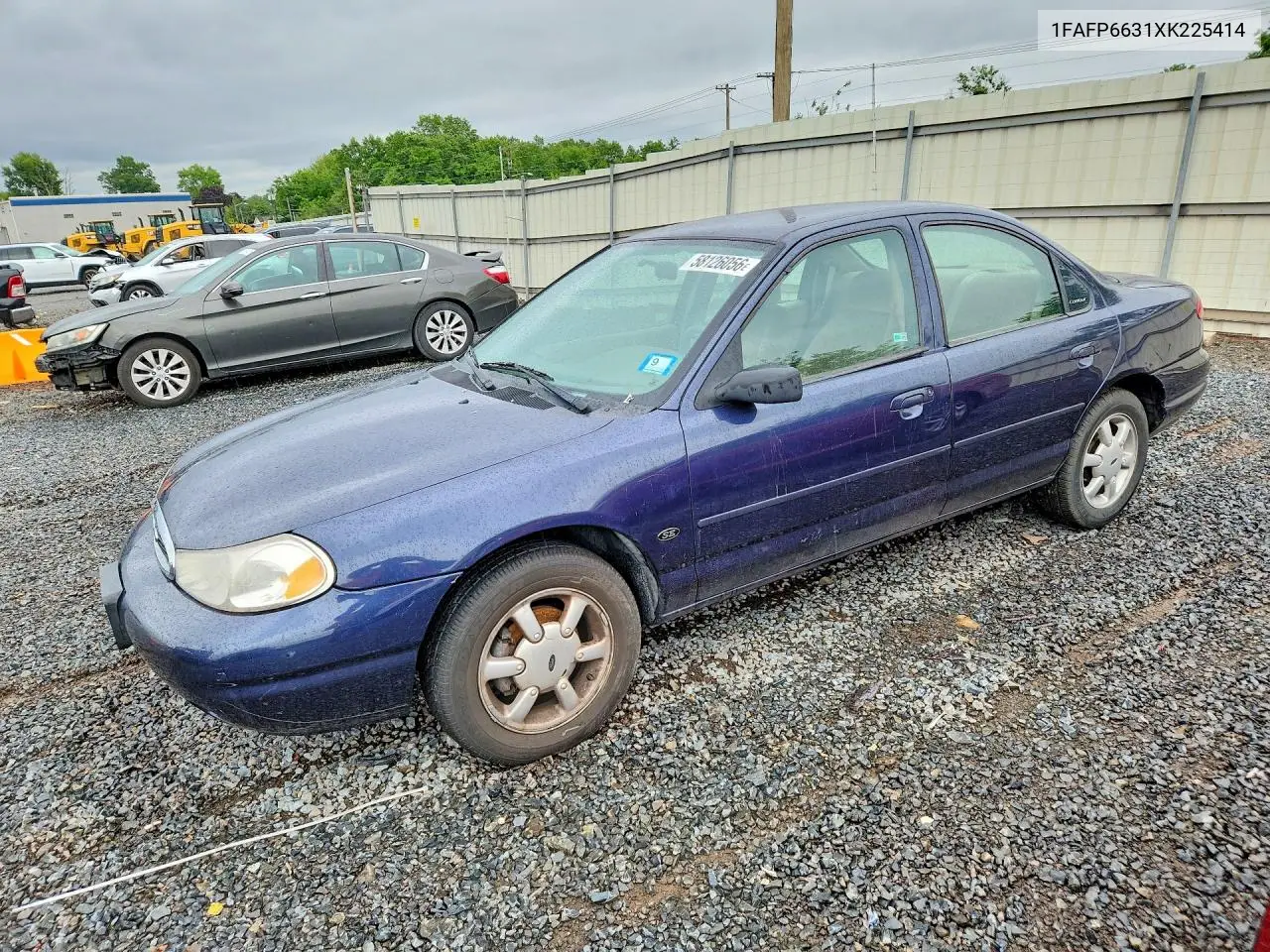 1999 Ford Contour Se VIN: 1FAFP6631XK225414 Lot: 58126056