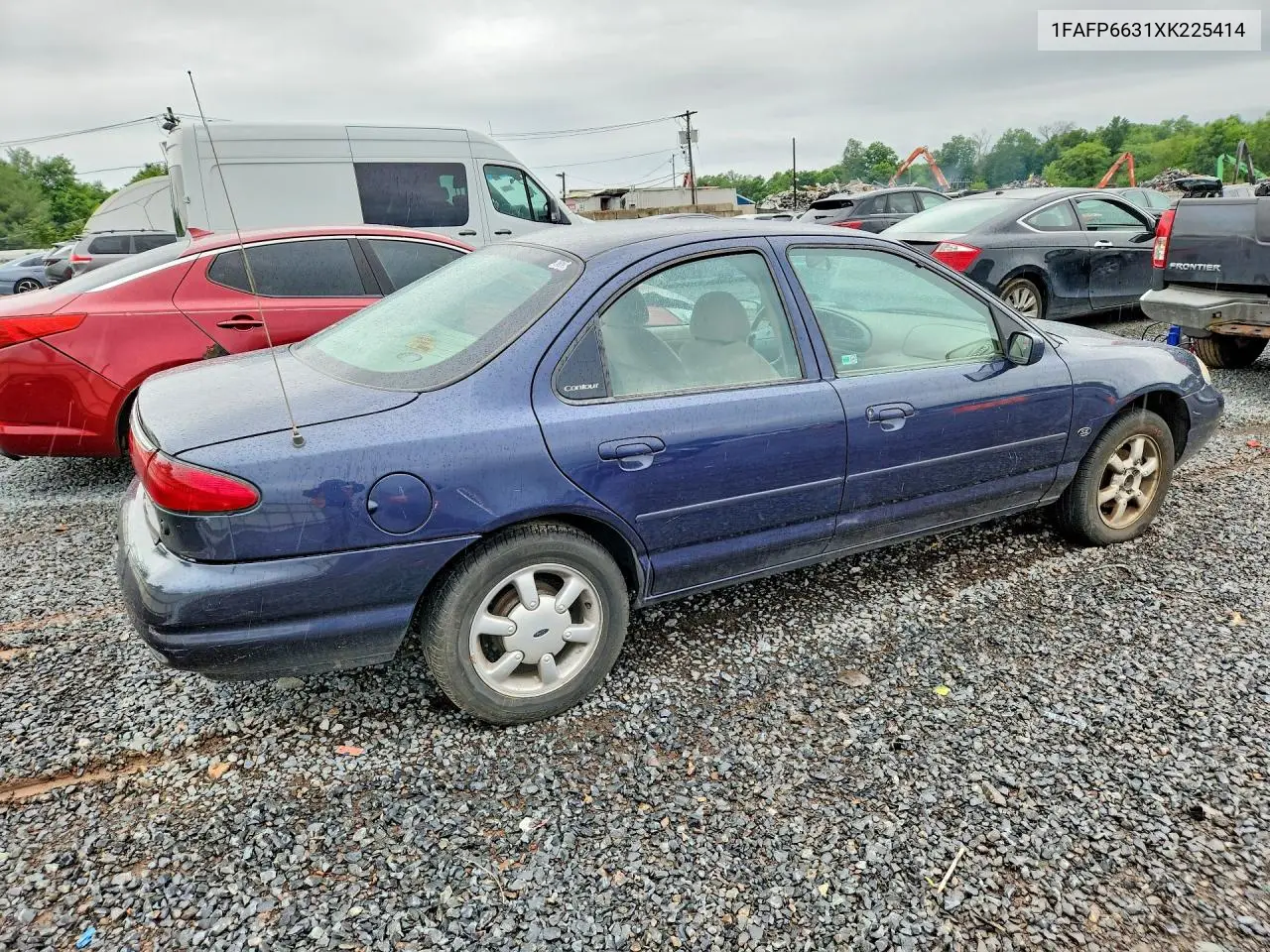 1999 Ford Contour Se VIN: 1FAFP6631XK225414 Lot: 58126056