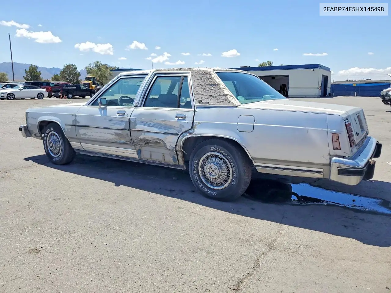 1987 Ford Crown Victoria Lx VIN: 2FABP74F5HX145498 Lot: 48498376