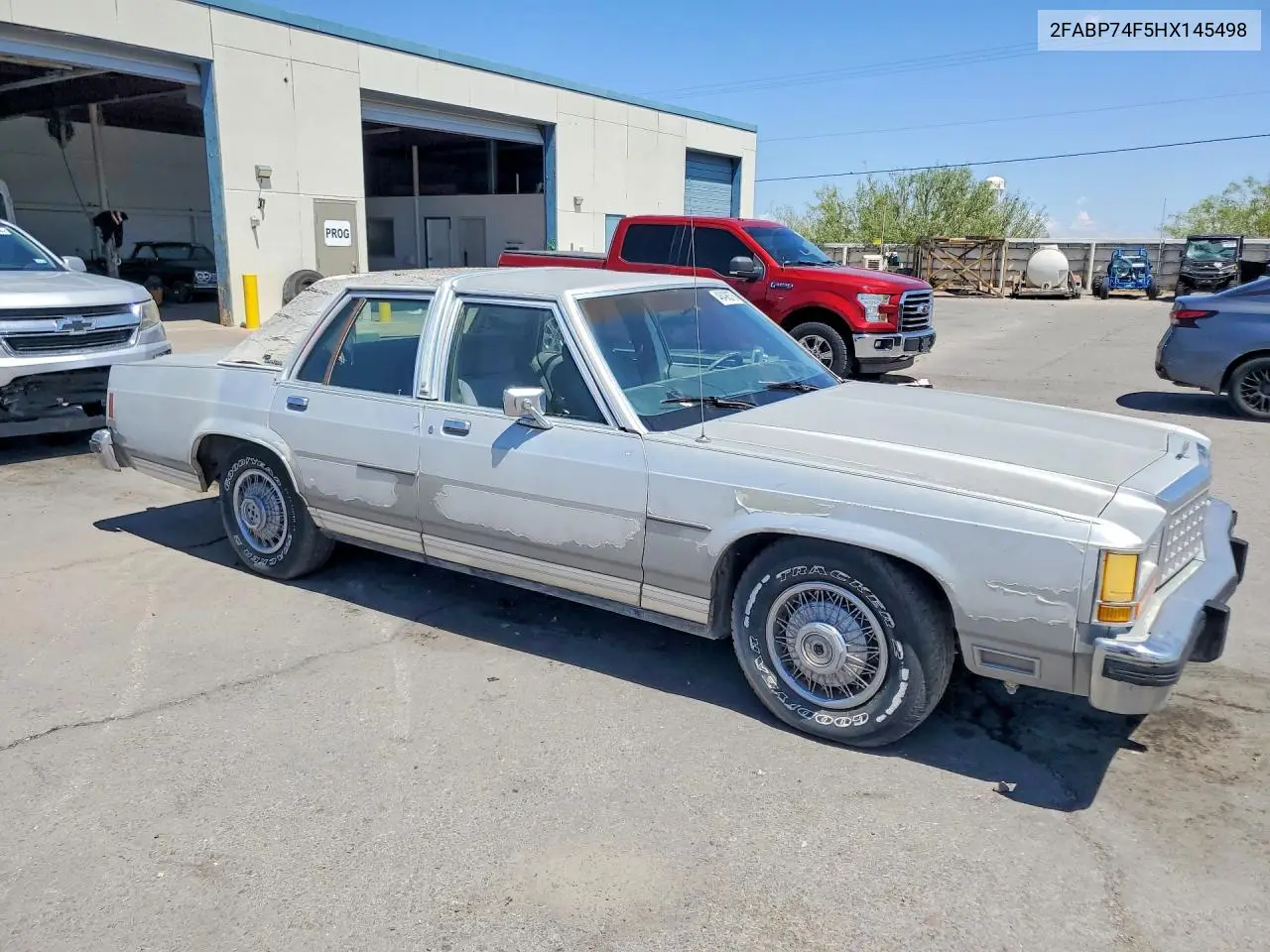1987 Ford Crown Victoria Lx VIN: 2FABP74F5HX145498 Lot: 48498376