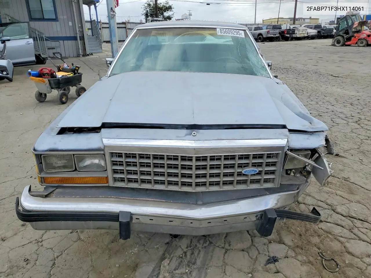 1987 Ford Crown Victoria Lx VIN: 2FABP71F3HX114061 Lot: 85609295