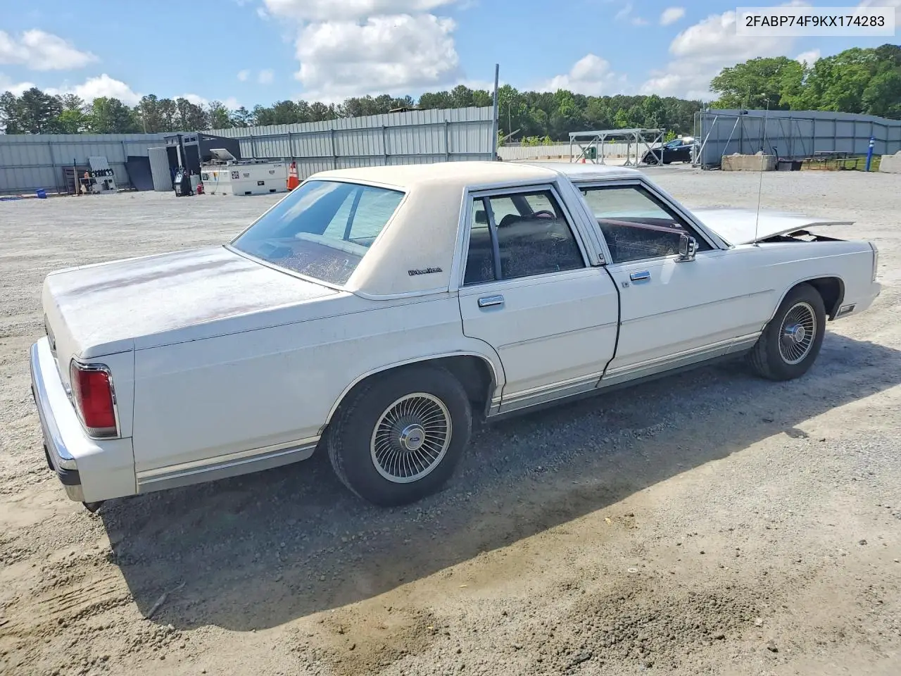 1989 Ford Crown Victoria Lx VIN: 2FABP74F9KX174283 Lot: 53891476