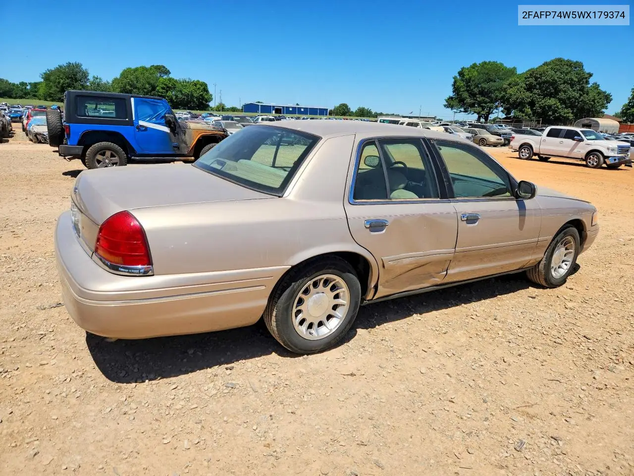 1998 Ford Crown Victoria Lx VIN: 2FAFP74W5WX179374 Lot: 53517976