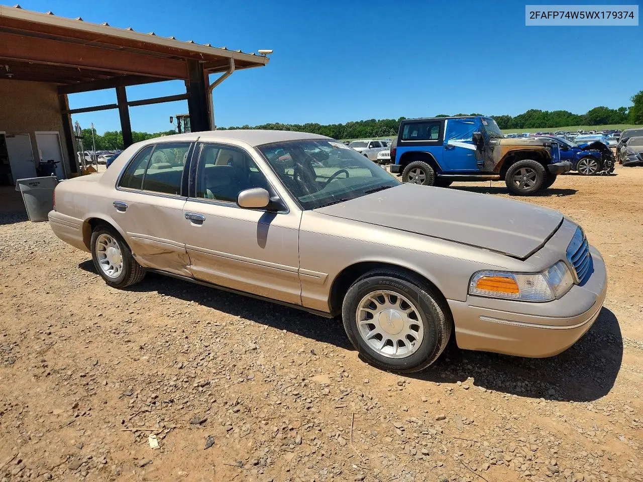 1998 Ford Crown Victoria Lx VIN: 2FAFP74W5WX179374 Lot: 53517976