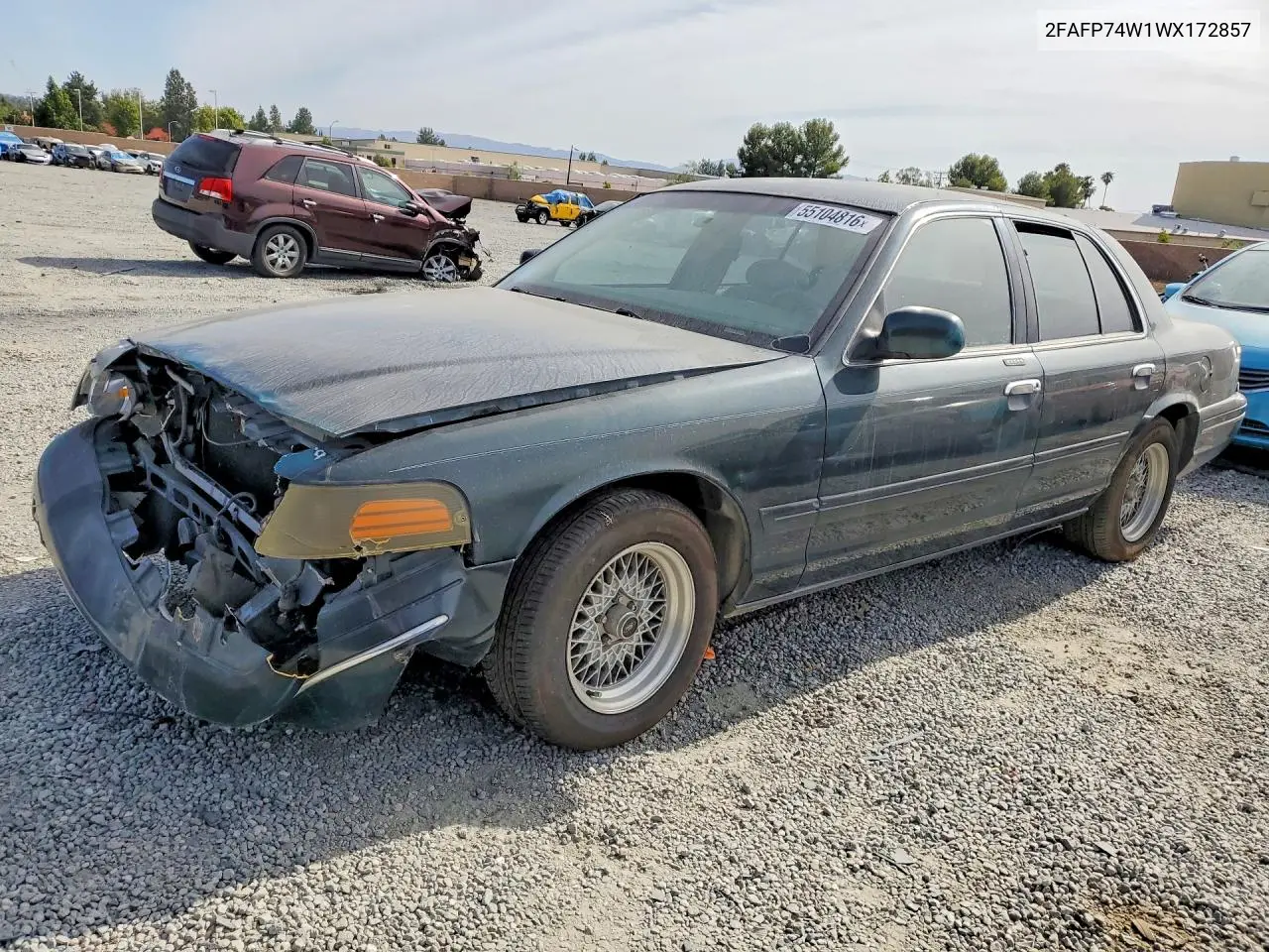 2FAFP74W1WX172857 1998 Ford Crown Victoria Lx