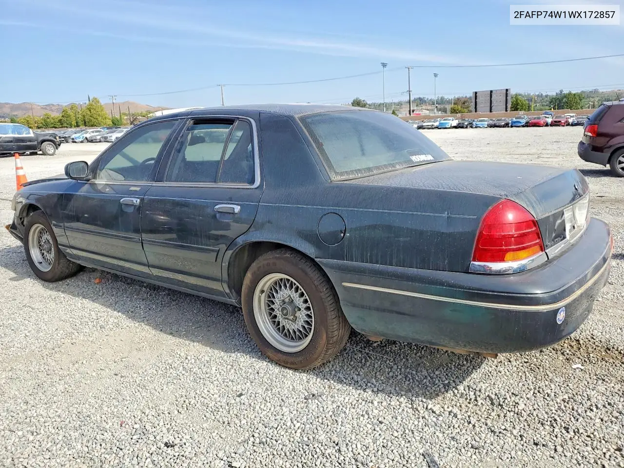 2FAFP74W1WX172857 1998 Ford Crown Victoria Lx