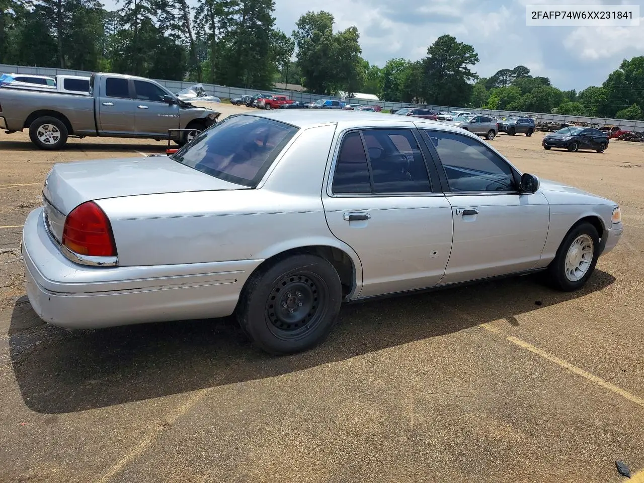 1999 Ford Crown Victoria Lx VIN: 2FAFP74W6XX231841 Lot: 55421506