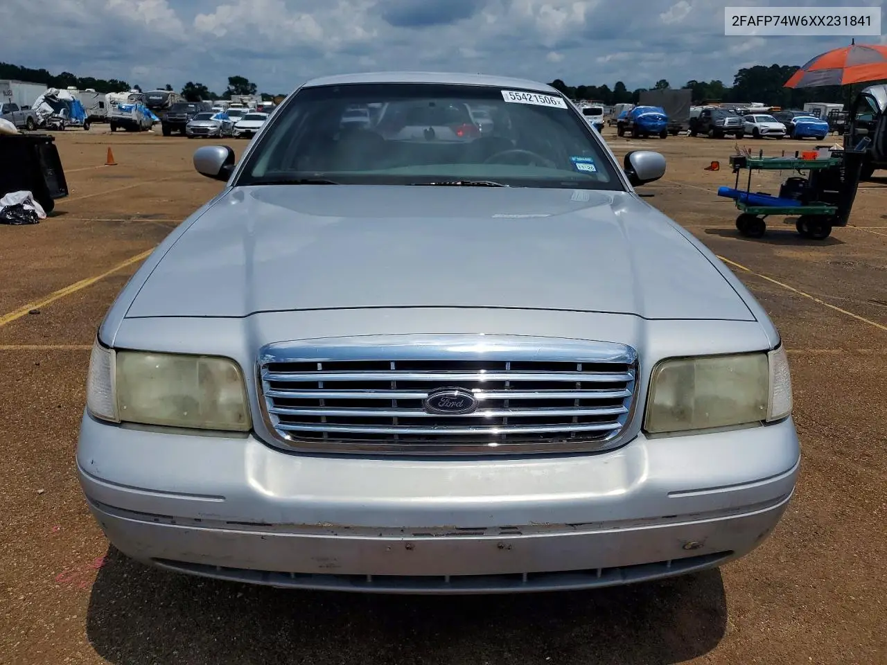 1999 Ford Crown Victoria Lx VIN: 2FAFP74W6XX231841 Lot: 55421506