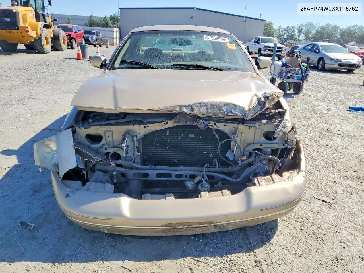 1999 Ford Crown Vic Cou VIN: 2FAFP74W0XX115762 Lot: 57508656