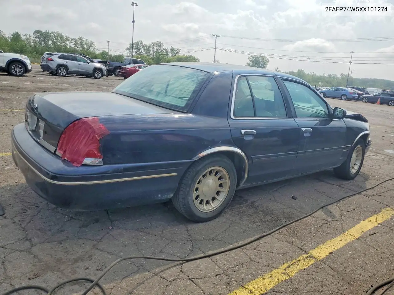 1999 Ford Crown Victoria Lx VIN: 2FAFP74W5XX101274 Lot: 59378406