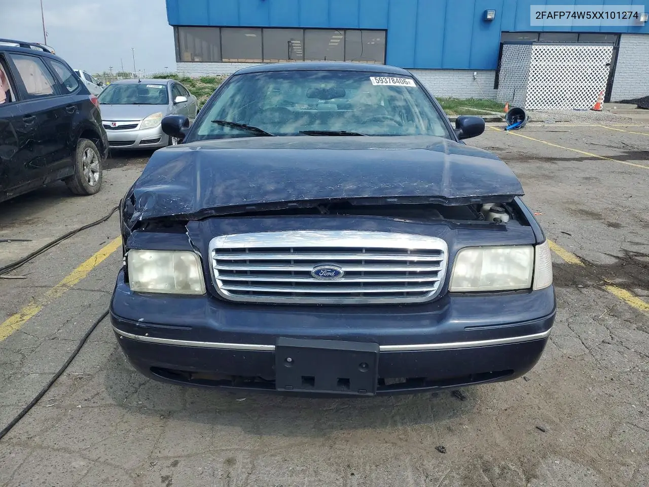 1999 Ford Crown Victoria Lx VIN: 2FAFP74W5XX101274 Lot: 59378406