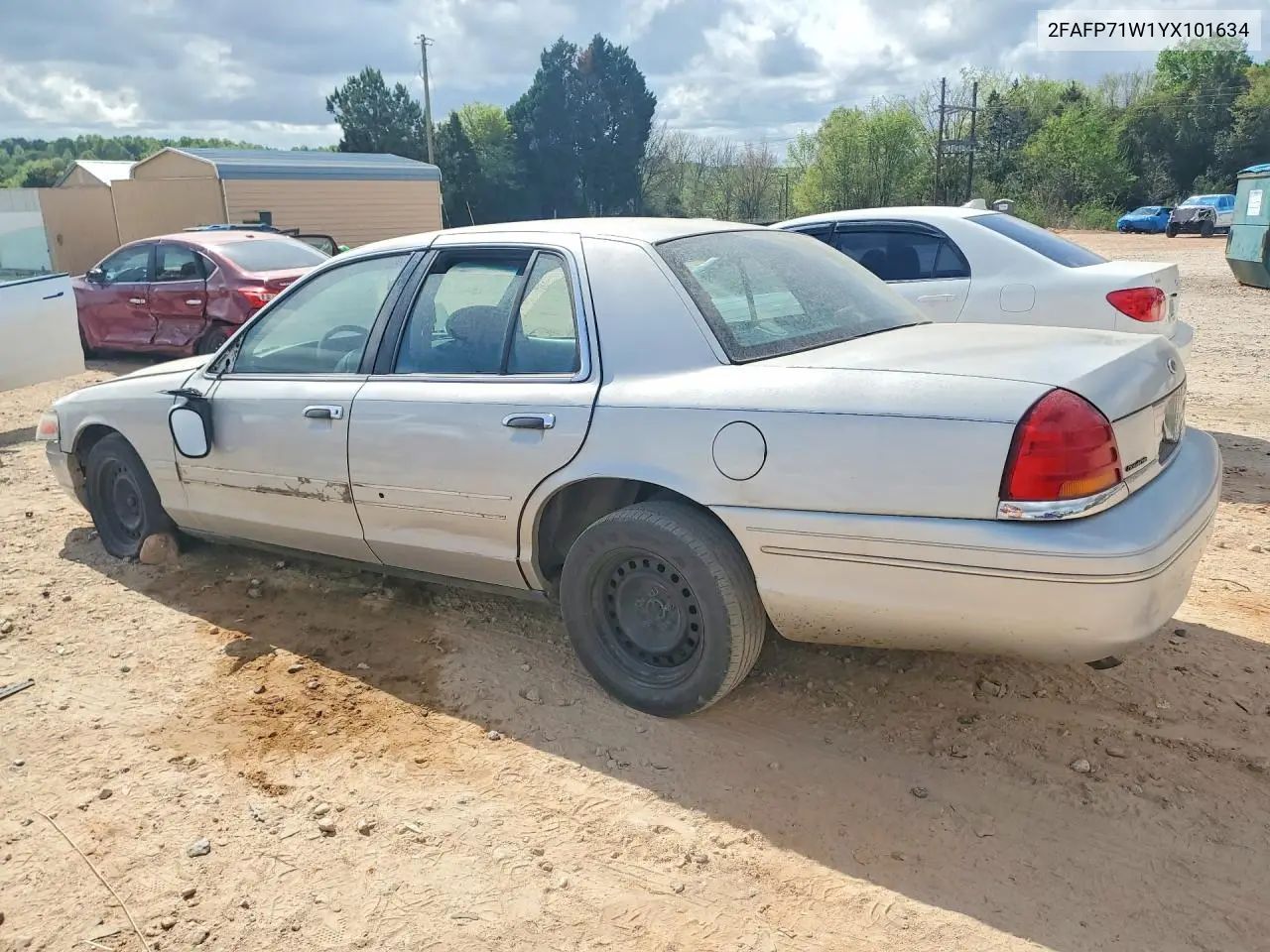 2000 Ford Crown Victoria Police Interceptor VIN: 2FAFP71W1YX101634 Lot: 48346656