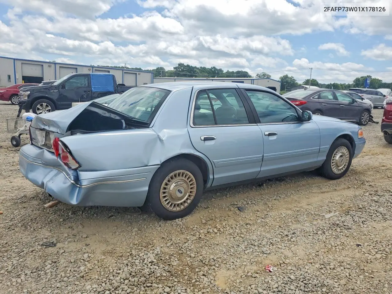 2001 Ford Crown Victoria VIN: 2FAFP73W01X178126 Lot: 56138046