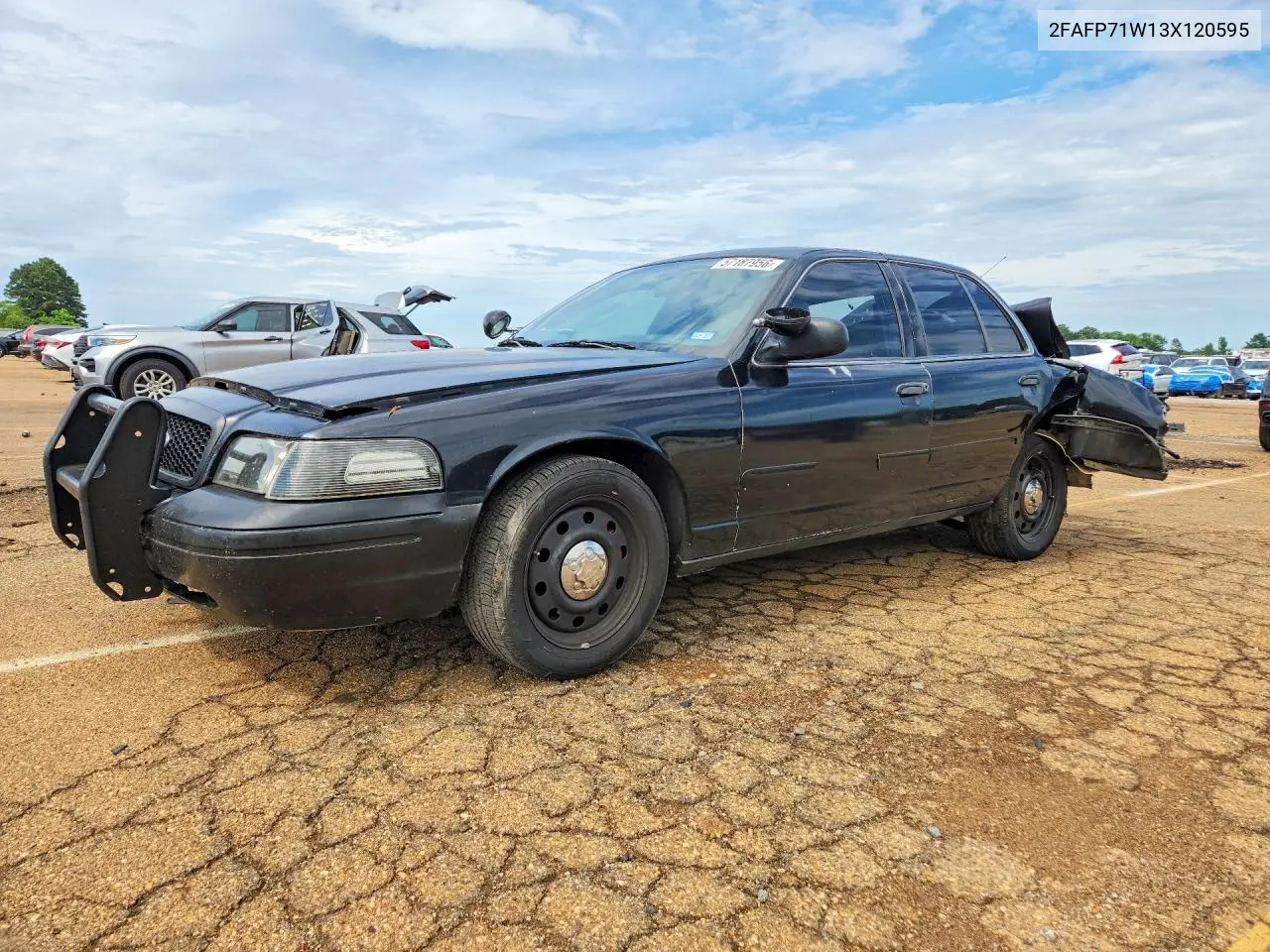 2003 Ford Crown Victoria Police Interceptor VIN: 2FAFP71W13X120595 Lot: 57187956