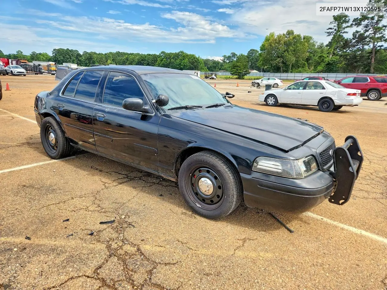 2003 Ford Crown Victoria Police Interceptor VIN: 2FAFP71W13X120595 Lot: 57187956