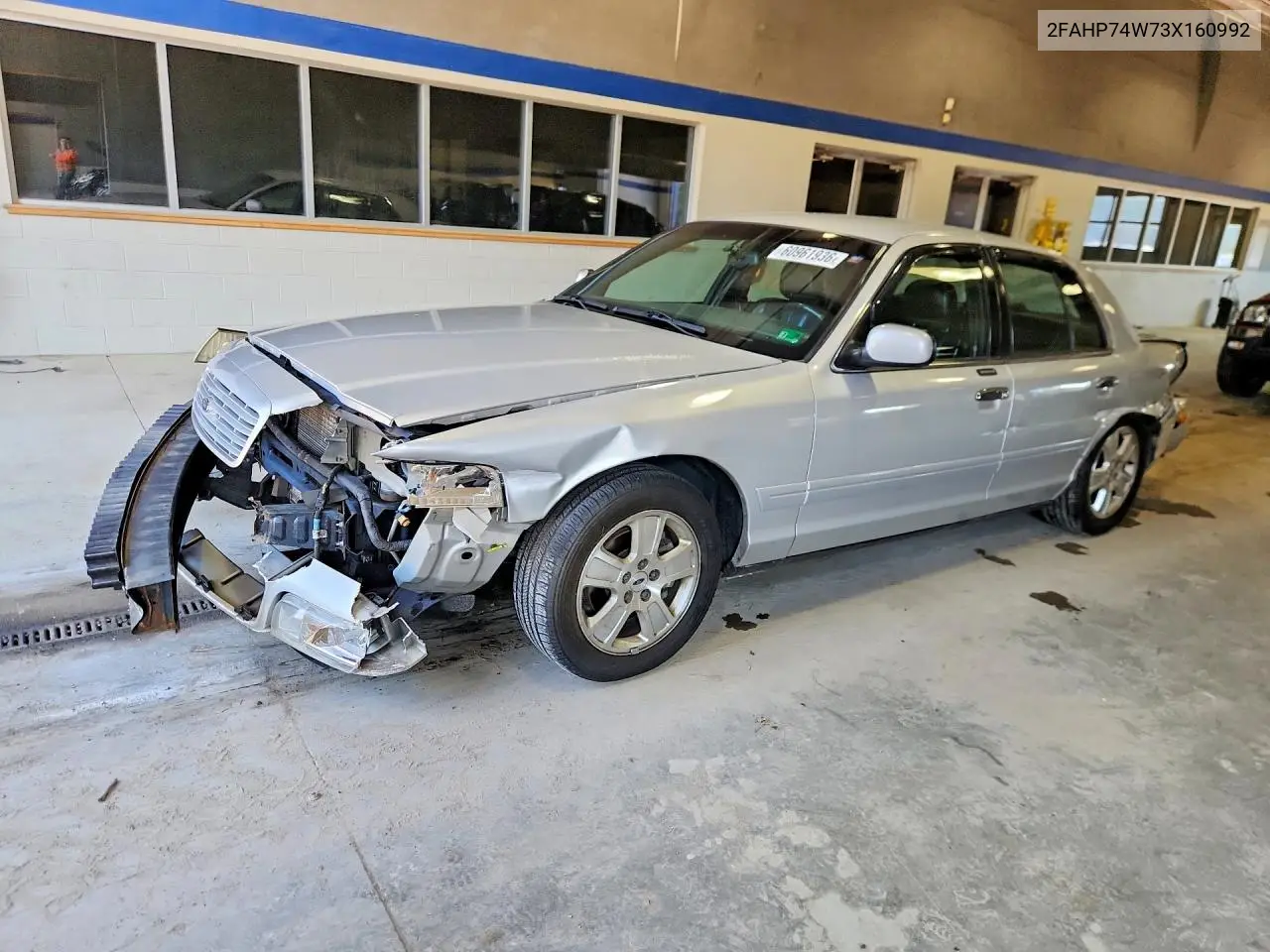 2003 Ford Crown Victoria Lx VIN: 2FAHP74W73X160992 Lot: 60961936