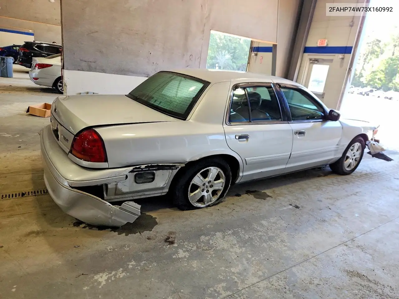 2003 Ford Crown Victoria Lx VIN: 2FAHP74W73X160992 Lot: 60961936