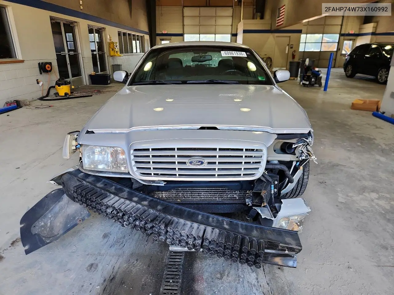 2003 Ford Crown Victoria Lx VIN: 2FAHP74W73X160992 Lot: 60961936