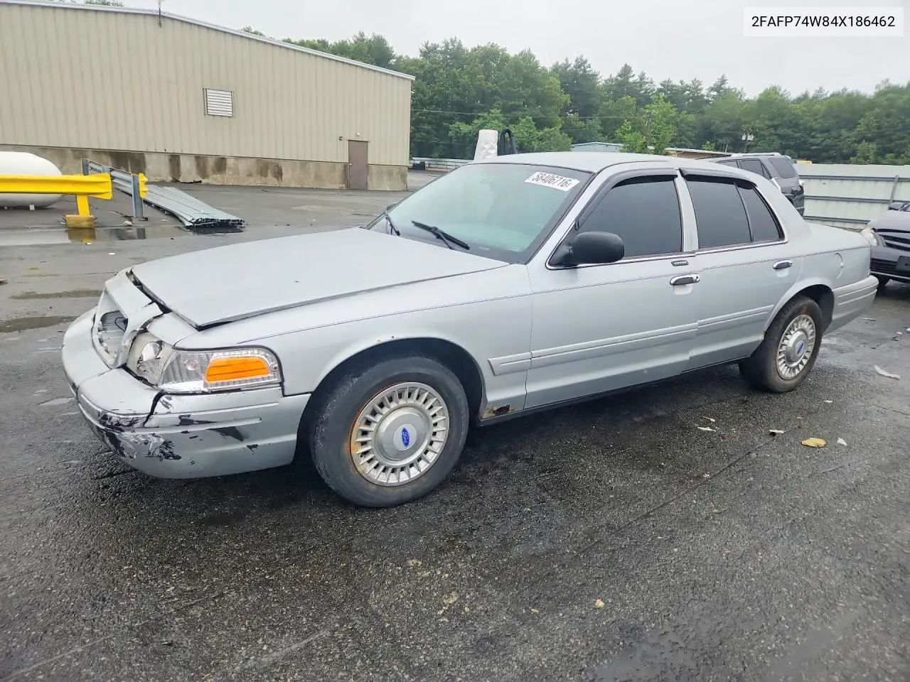 2004 Ford Crown Victoria Lx VIN: 2FAFP74W84X186462 Lot: 58406716