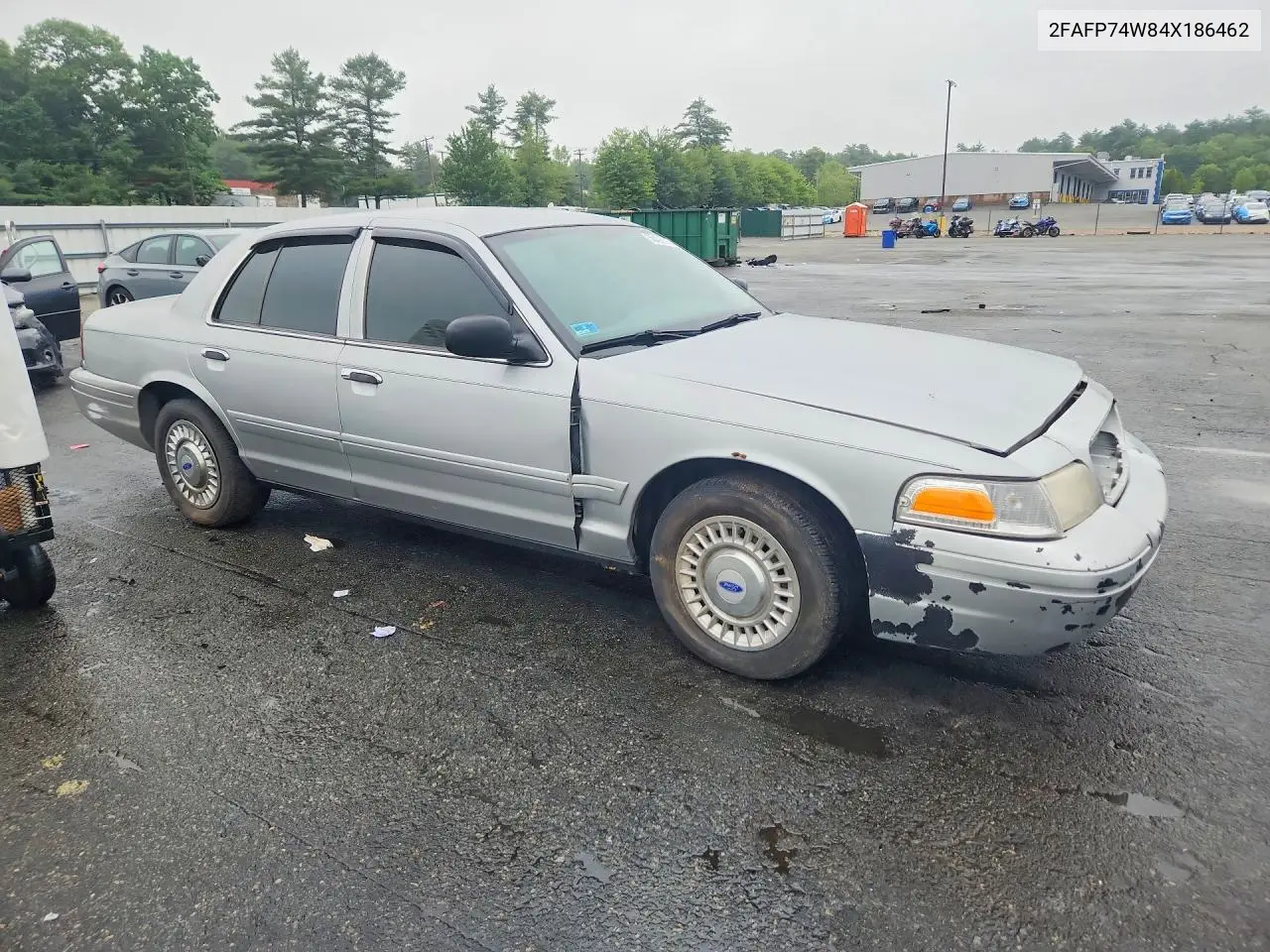 2004 Ford Crown Victoria Lx VIN: 2FAFP74W84X186462 Lot: 58406716