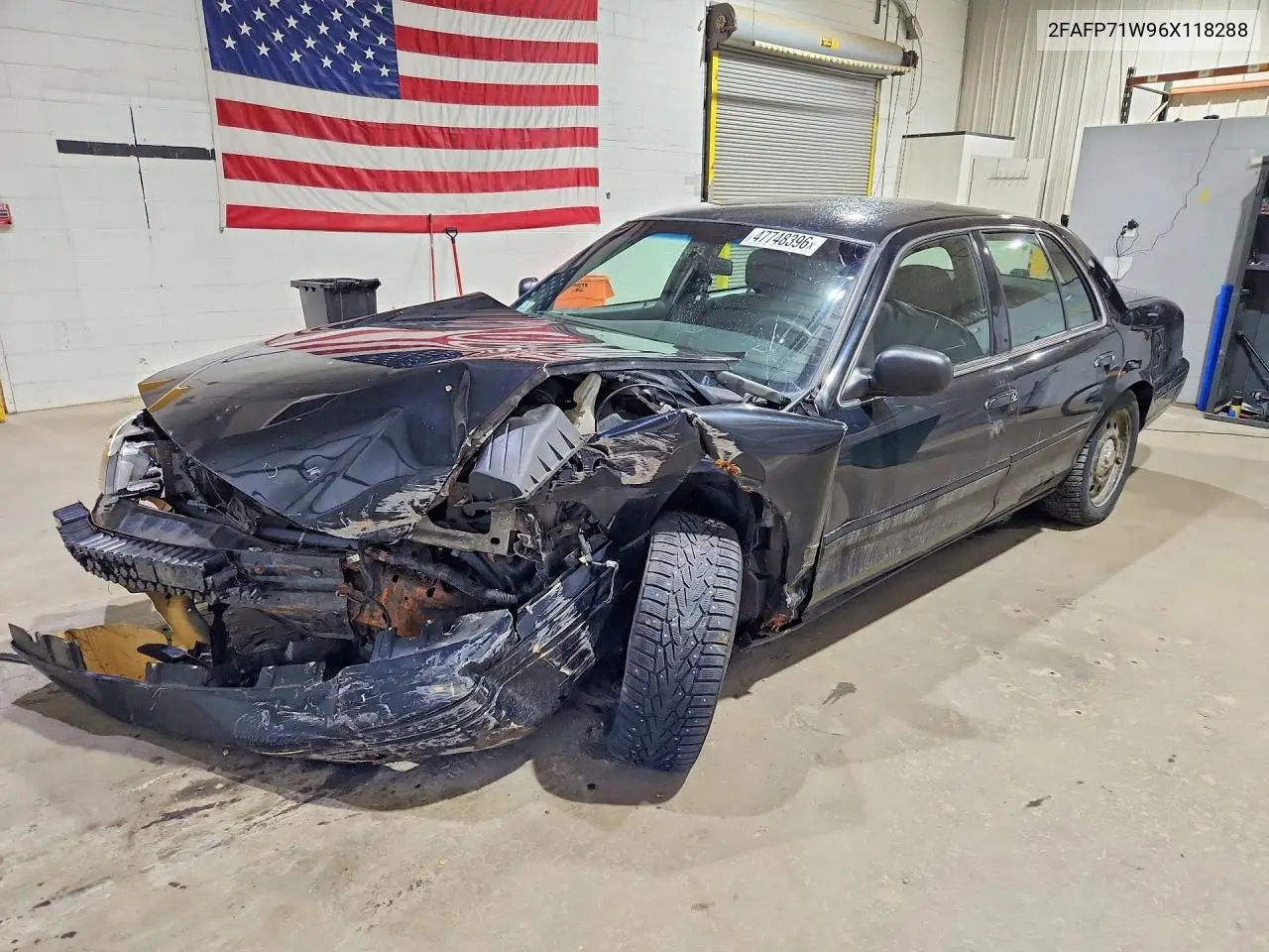 2006 Ford Crown Victoria Police Interceptor VIN: 2FAFP71W96X118288 Lot: 47748396