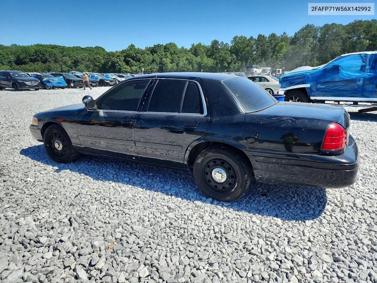 2006 Ford Crown Victoria Police Interceptor VIN: 2FAFP71W56X142992 Lot: 55425256