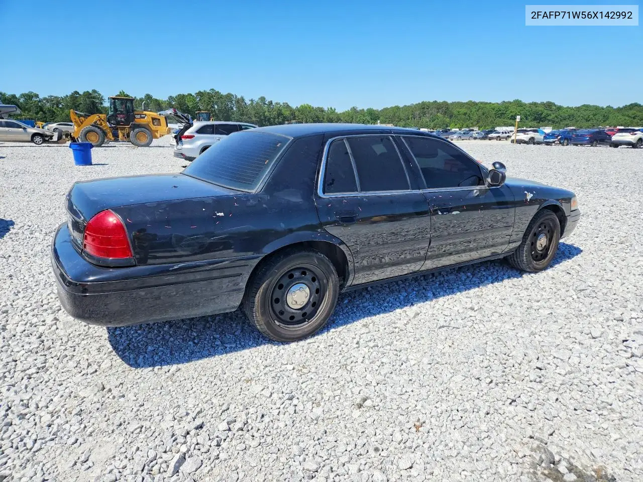 2006 Ford Crown Victoria Police Interceptor VIN: 2FAFP71W56X142992 Lot: 55425256