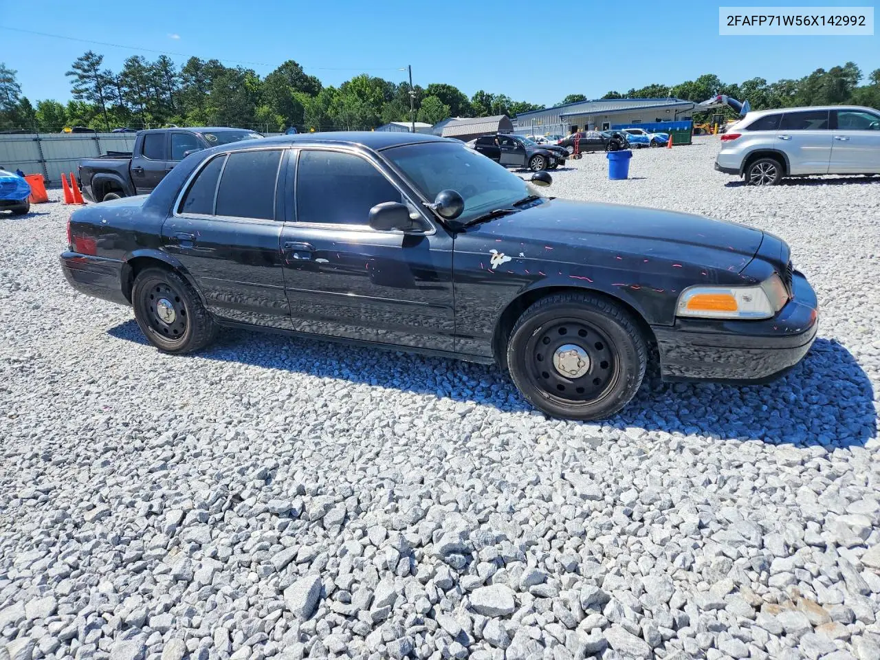 2006 Ford Crown Victoria Police Interceptor VIN: 2FAFP71W56X142992 Lot: 55425256