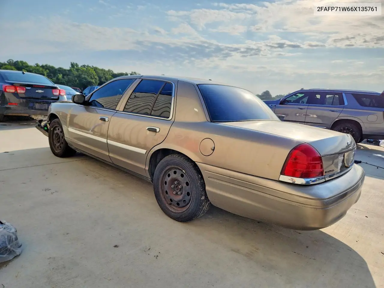 2006 Ford Crown Victoria Police Interceptor VIN: 2FAFP71W66X135761 Lot: 58228766