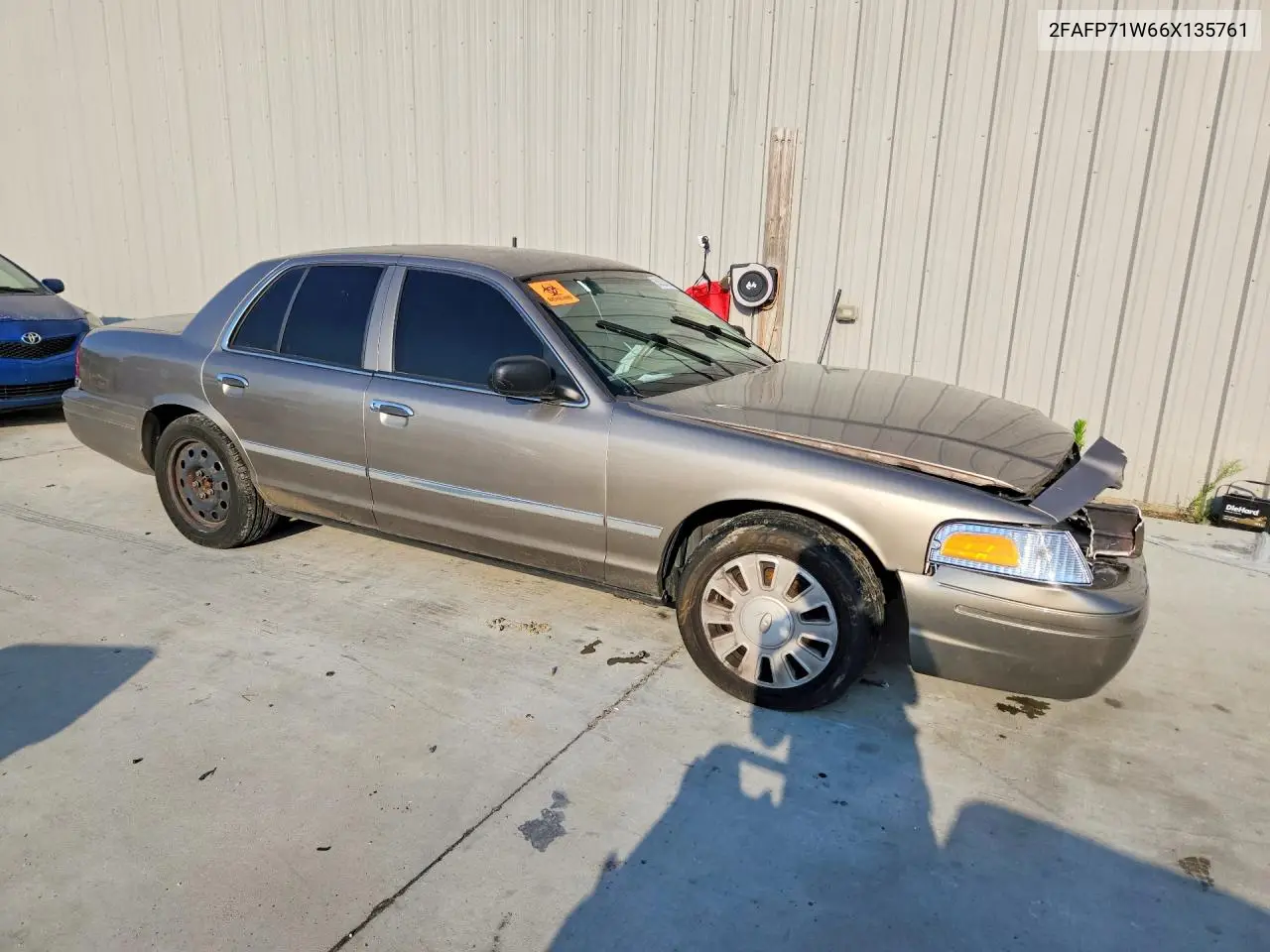 2006 Ford Crown Victoria Police Interceptor VIN: 2FAFP71W66X135761 Lot: 58228766