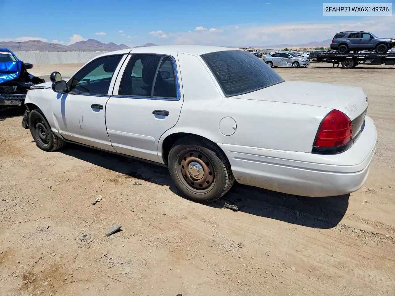 2006 Ford Crown Vict VIN: 2FAHP71WX6X149736 Lot: 61557446
