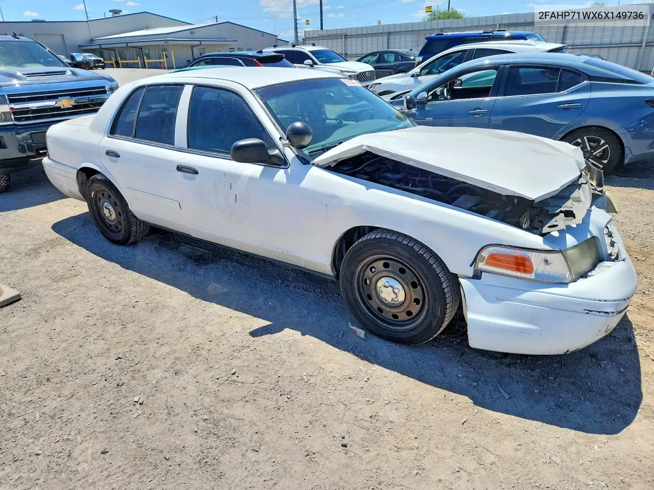 2006 Ford Crown Vict VIN: 2FAHP71WX6X149736 Lot: 61557446