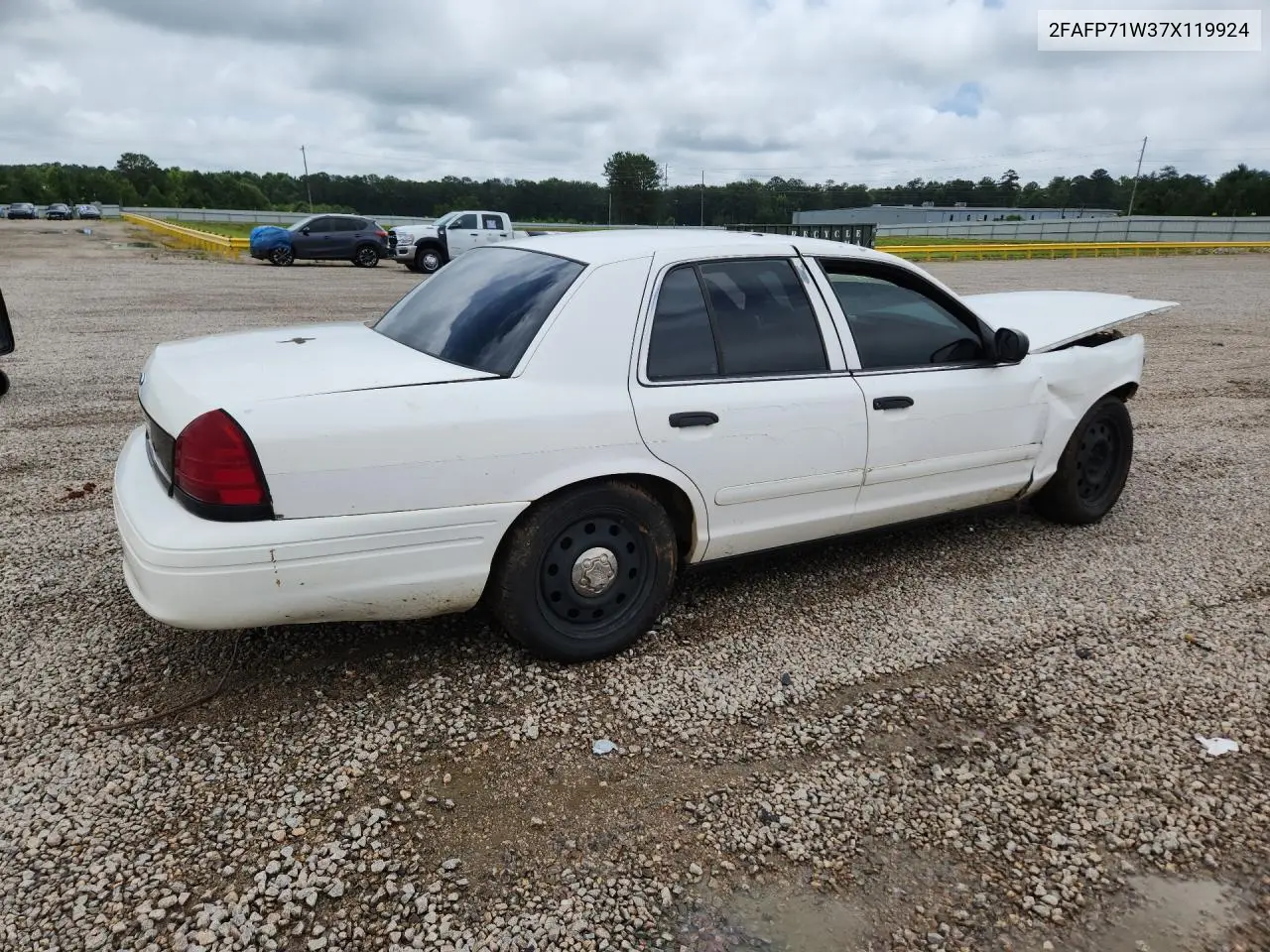 2007 Ford Crown Vic VIN: 2FAFP71W37X119924 Lot: 58295116