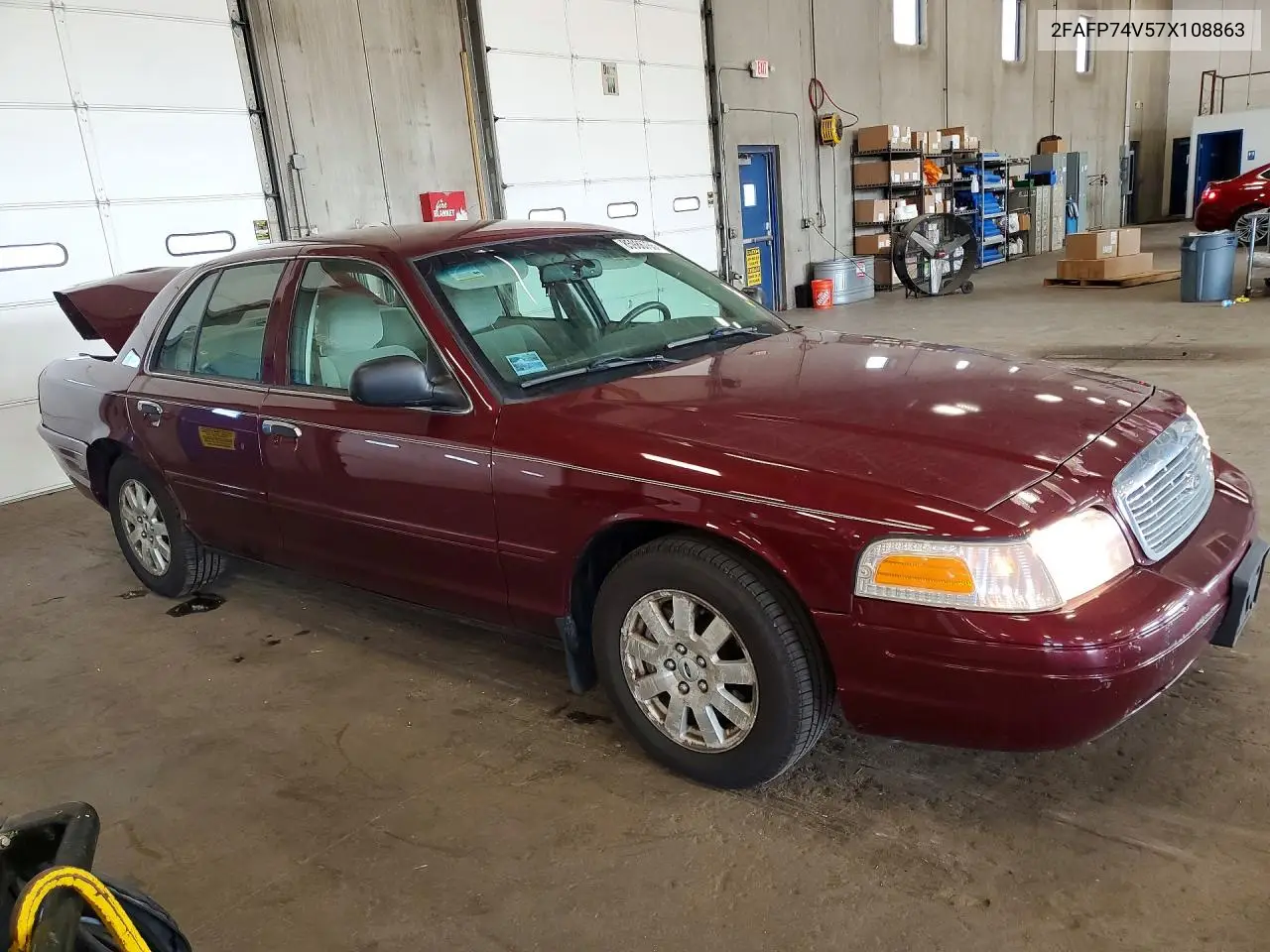2007 Ford Crown Victoria Lx VIN: 2FAFP74V57X108863 Lot: 85986765