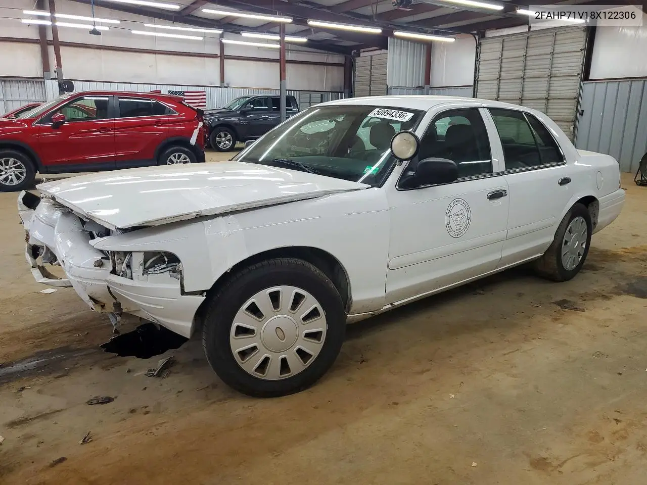 2008 Ford Crownvic VIN: 2FAHP71V18X122306 Lot: 50894336