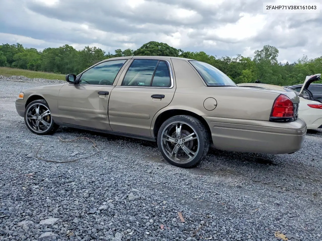 2008 Ford Crown Victoria Police Interceptor VIN: 2FAHP71V38X161043 Lot: 51407376