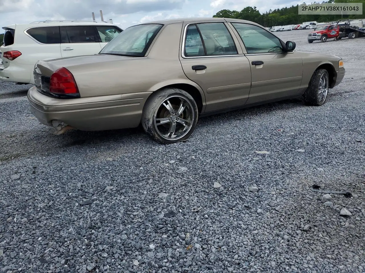 2008 Ford Crown Victoria Police Interceptor VIN: 2FAHP71V38X161043 Lot: 51407376