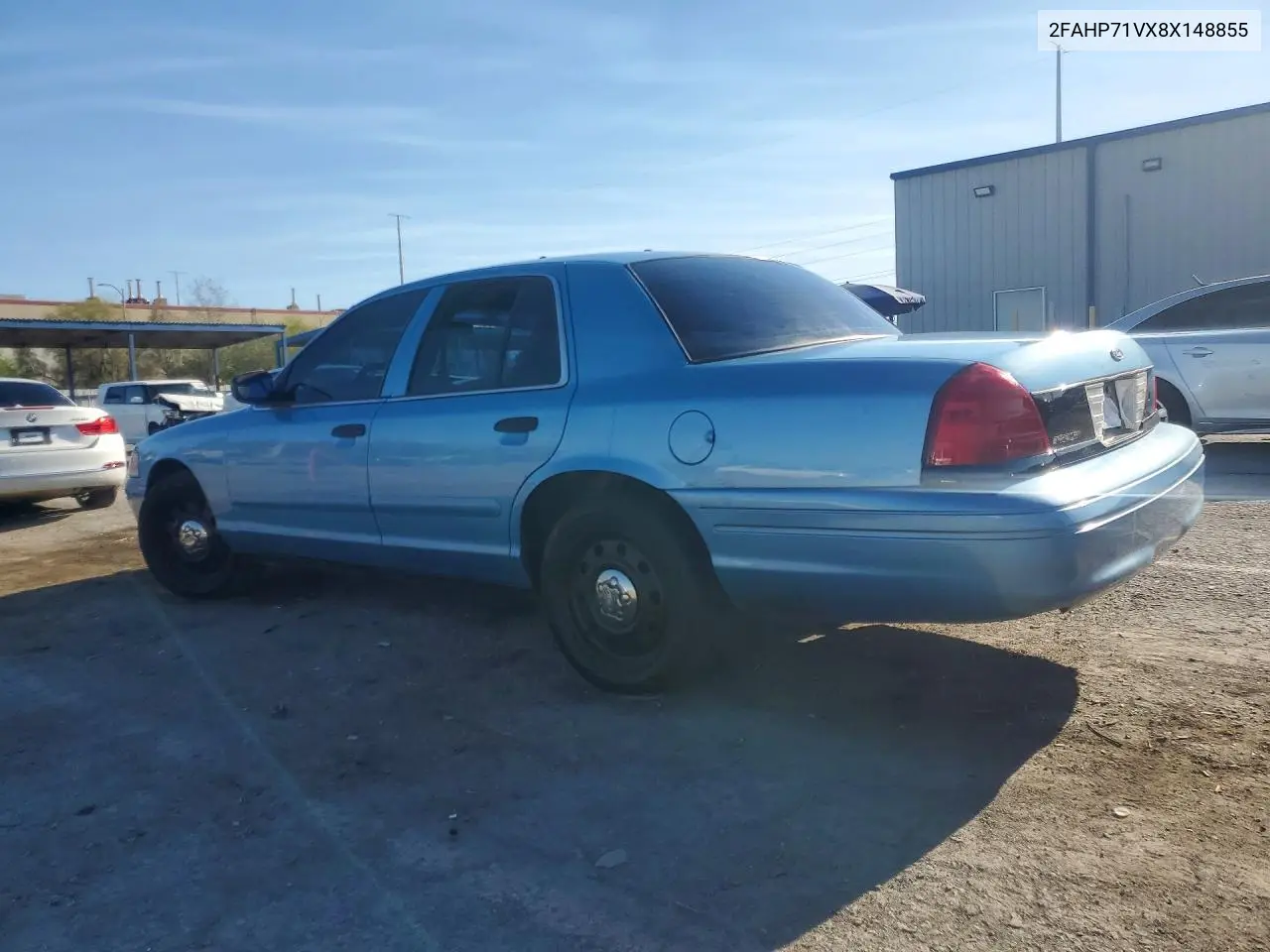 2008 Ford Crown Victoria Police Interceptor VIN: 2FAHP71VX8X148855 Lot: 57392366